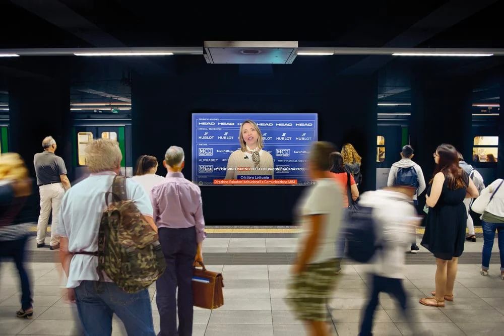 DOOH in metropolitana